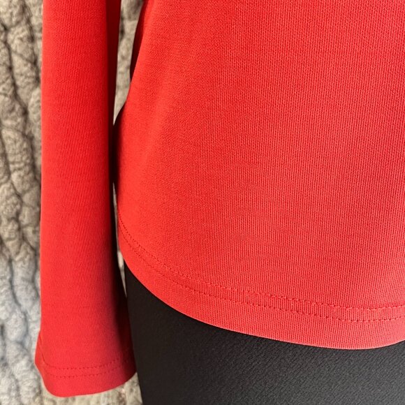 Jax Sport Red-Orange Long Sleeve Top – Size Medium - Picture 3 of 8